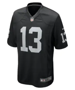 Hunter Renfrow Las Vegas Raiders Nike Player Jersey - Black - Image 3