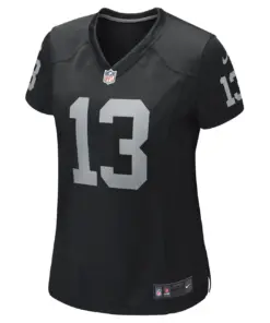 Hunter Renfrow Las Vegas Raiders Nike Women's Game Player Jersey - Black - Image 3