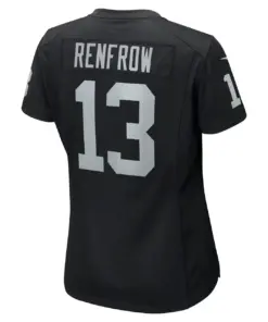 Hunter Renfrow Las Vegas Raiders Nike Women's Game Player Jersey - White - Image 7
