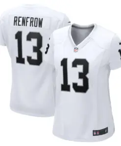 Alternative view of Hunter Renfrow Las Vegas Raiders Nike Women's Game Player Jersey - White