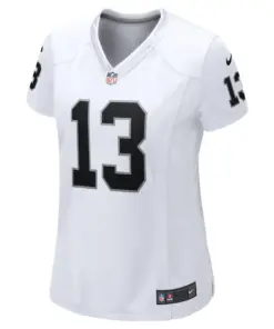 Hunter Renfrow Las Vegas Raiders Nike Women's Game Player Jersey - White - Image 3