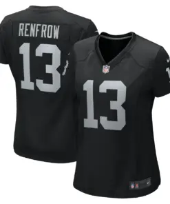 Hunter Renfrow Las Vegas Raiders Nike Women's Game Player Jersey - White - Image 15