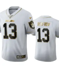 Hunter Renfrow Las Vegas Raiders Nike 100th Season Golden Edition Jersey - White