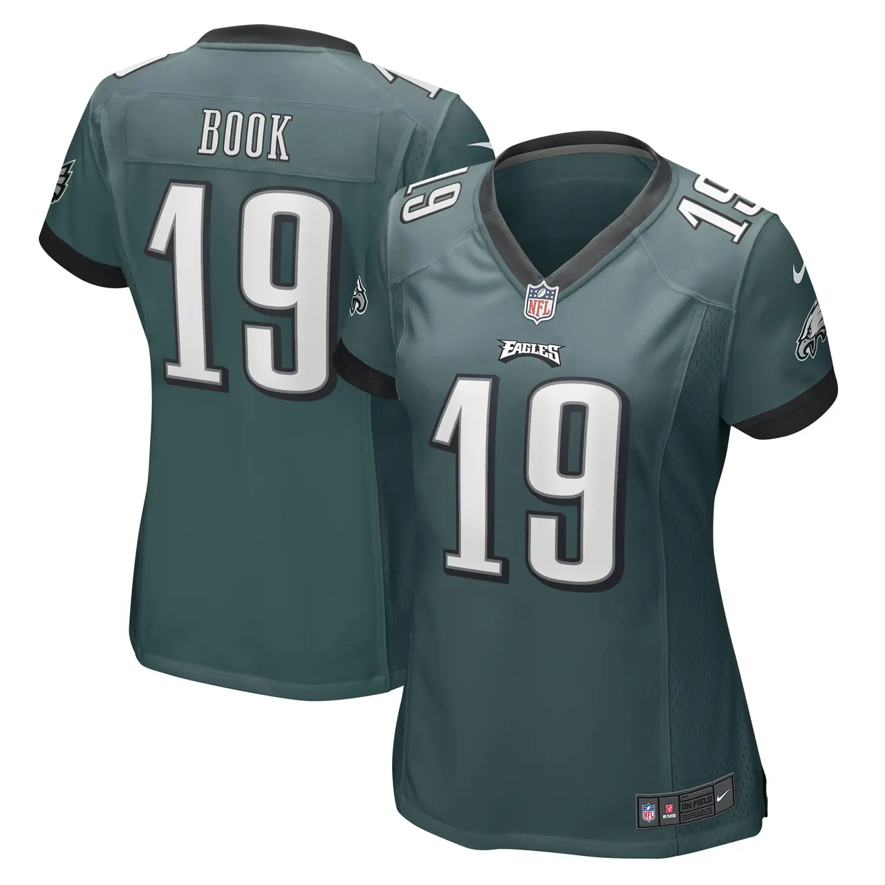 Ian Book Philadelphia Eagles Nike Women's Game Player Jersey - Midnight Green - Image 2