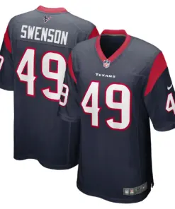 Ian Swenson Houston Texans Nike Team Game Jersey - Navy - Image 2