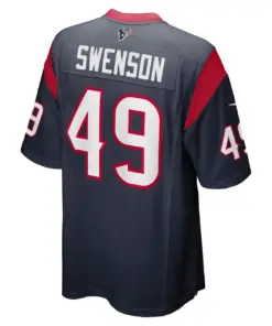 Ian Swenson Houston Texans Nike Team Game Jersey - Navy - Image 4