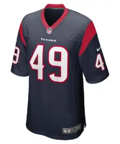 Ian Swenson Houston Texans Nike Team Game Jersey - Navy - Image 3