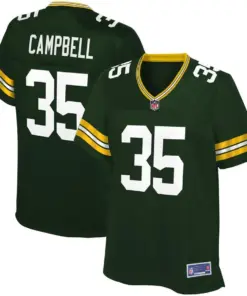 Ibraheim Campbell Green Bay Packers NFL Pro Line Women's Player Jersey - Kelly Green
