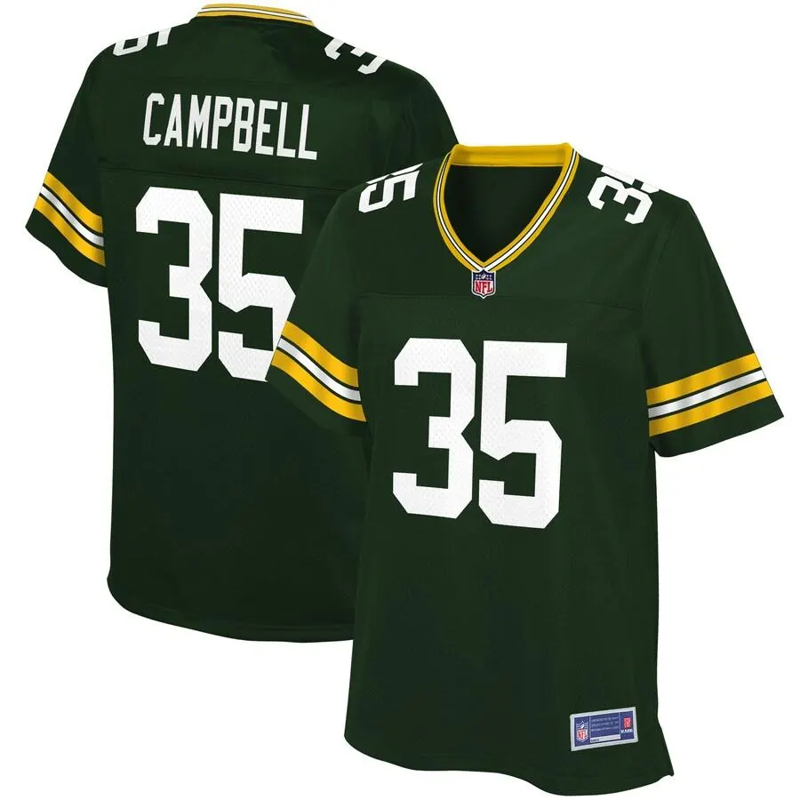 Ibraheim Campbell Green Bay Packers NFL Pro Line Women's Player Jersey - Kelly Green