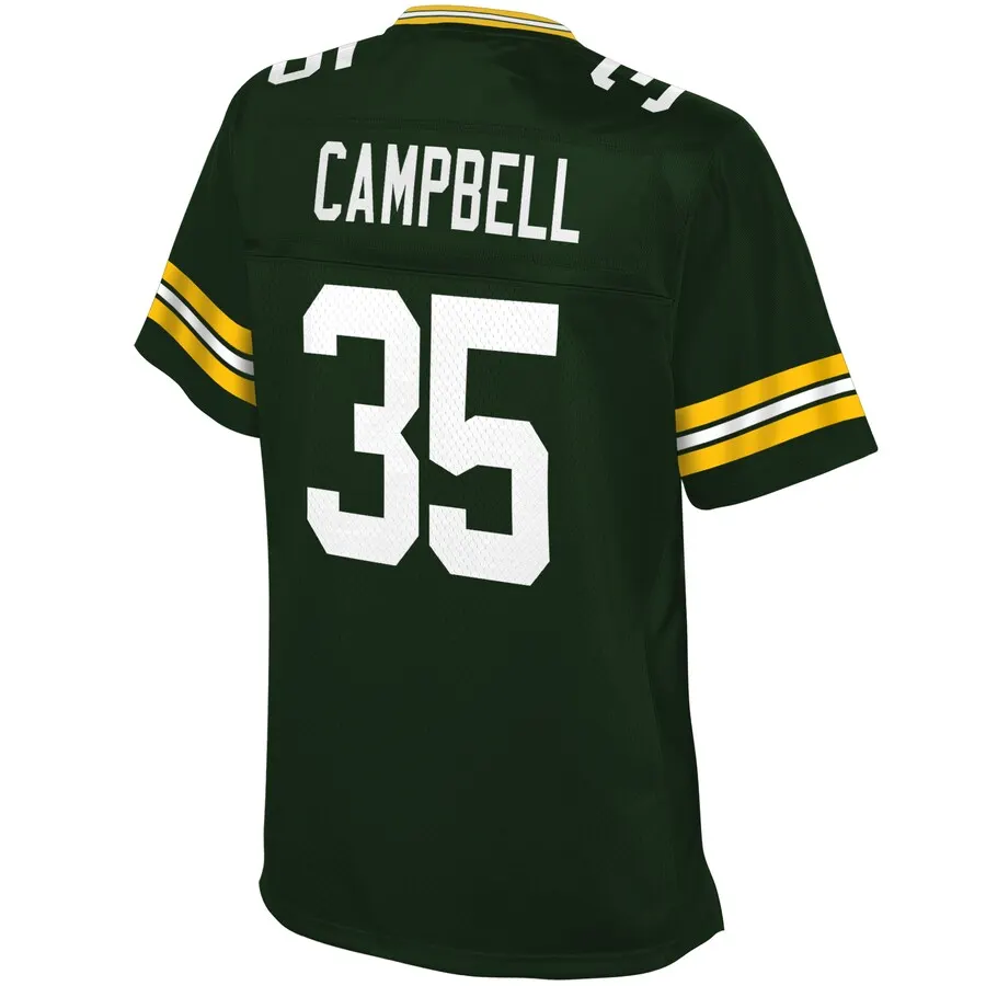 Ibraheim Campbell Green Bay Packers NFL Pro Line Women's Player Jersey - Kelly Green - Image 3