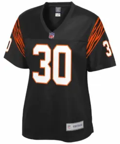 Alternative view of Ickey Woods Cincinnati Bengals NFL Pro Line Women's Retired Player Replica Jersey - Black