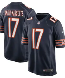Alternative view of Ihmir Smith-Marsette Chicago Bears Nike Game Player Jersey - Navy