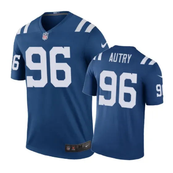Denico Autry Indianapolis Colts Nike Color Rush Jersey - Royal Blue