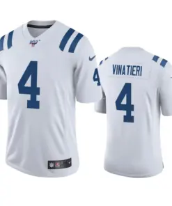 Adam Vinatieri Indianapolis Colts Nike 100th Season Vapor Limited Jersey - White