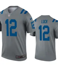 Andrew Luck Indianapolis Colts Nike Inverted Legend Jersey - Grey