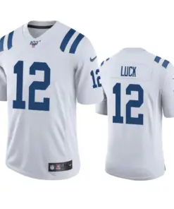 Andrew Luck Indianapolis Colts Nike 100th Season Vapor Limited Jersey - White