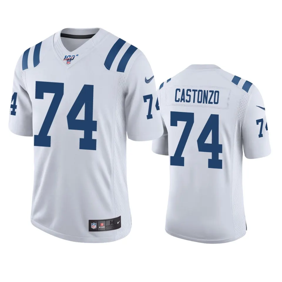 Anthony Castonzo Indianapolis Colts Nike 100th Season Vapor Limited Jersey - White