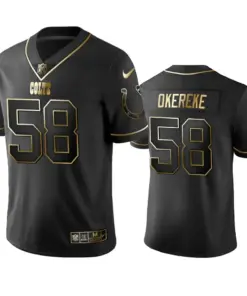 Bobby Okereke Indianapolis Colts Nike 2019 Golden Edition Vapor Limited Jersey - Black