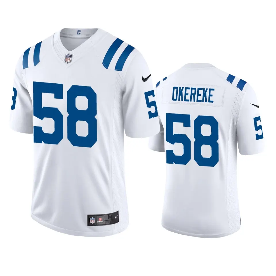 Bobby Okereke Indianapolis Colts Nike 2020 Vapor Limited Jersey - White