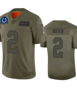 Brian Hoyer Indianapolis Colts Nike 2019 Salute to Service Limited Jersey - Olive
