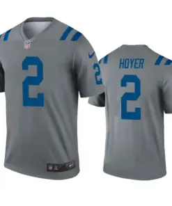 Brian Hoyer Indianapolis Colts Nike Inverted Legend Jersey - Grey