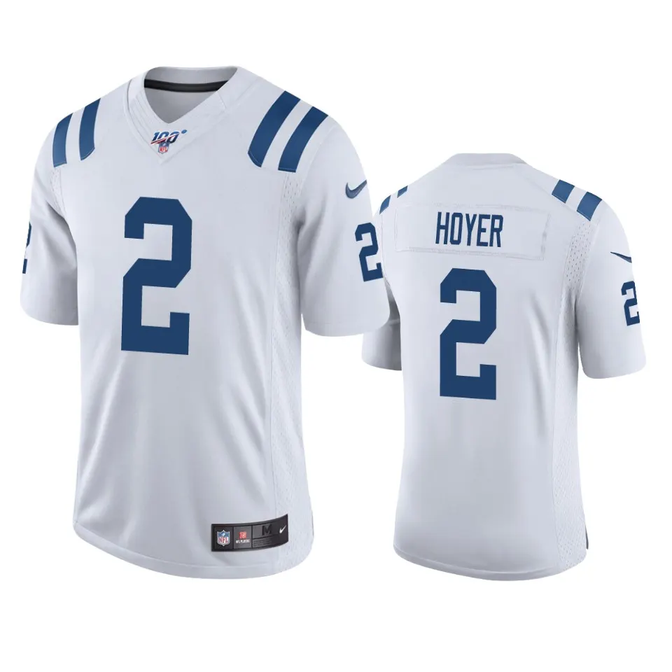 Brian Hoyer Indianapolis Colts Nike 100th Season Vapor Limited Jersey - White