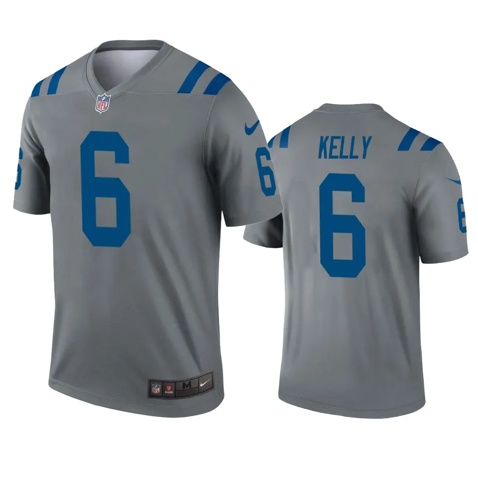 Chad Kelly Indianapolis Colts Nike Inverted Legend Jersey - Grey