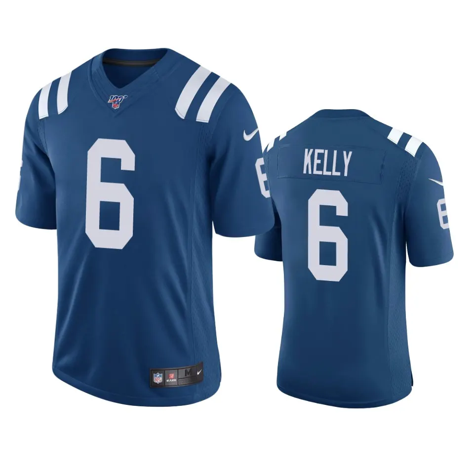 Chad Kelly Indianapolis Colts Nike 100th Season Vapor Limited Jersey - Royal Blue