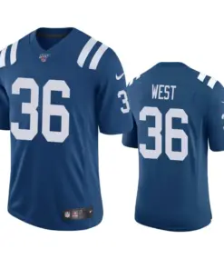 Charcandrick West Indianapolis Colts Nike 100th Season Vapor Limited Jersey - Royal Blue