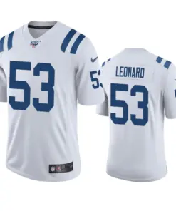 Darius Leonard Indianapolis Colts Nike 100th Season Vapor Limited Jersey - White