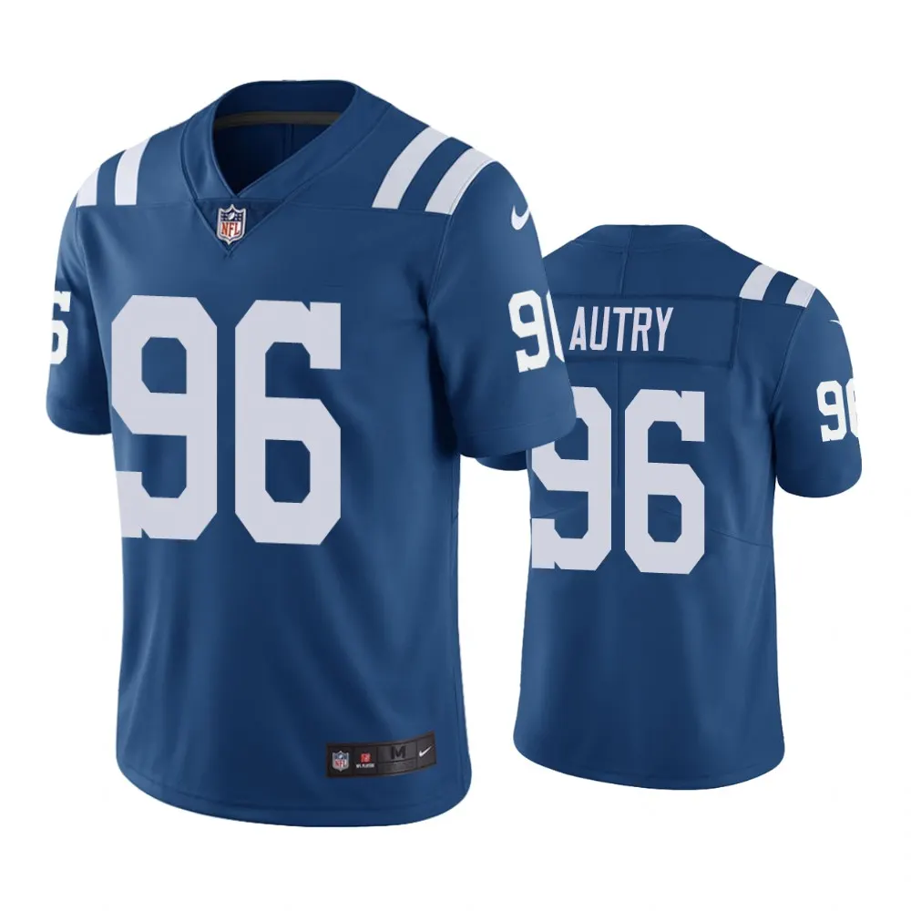 Denico Autry Indianapolis Colts Nike Color Rush Limited Jersey - Royal Blue