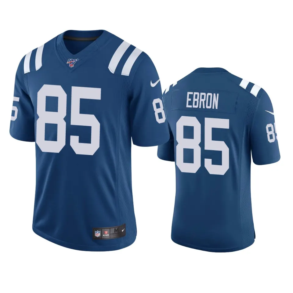 Eric Ebron Indianapolis Colts Nike 100th Season Vapor Limited Jersey - Royal Blue