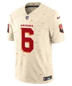 Alternative view of James Conner Arizona Cardinals Nike 2025 Rivalries Collection Limited Jersey - Natural