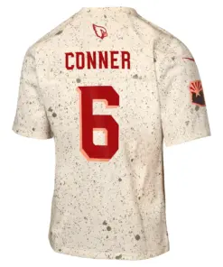 James Conner Arizona Cardinals Nike Youth 2025 Rivalries Collection Game Jersey - Natural - Image 3