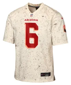 James Conner Arizona Cardinals Nike Youth 2025 Rivalries Collection Game Jersey - Natural - Image 2