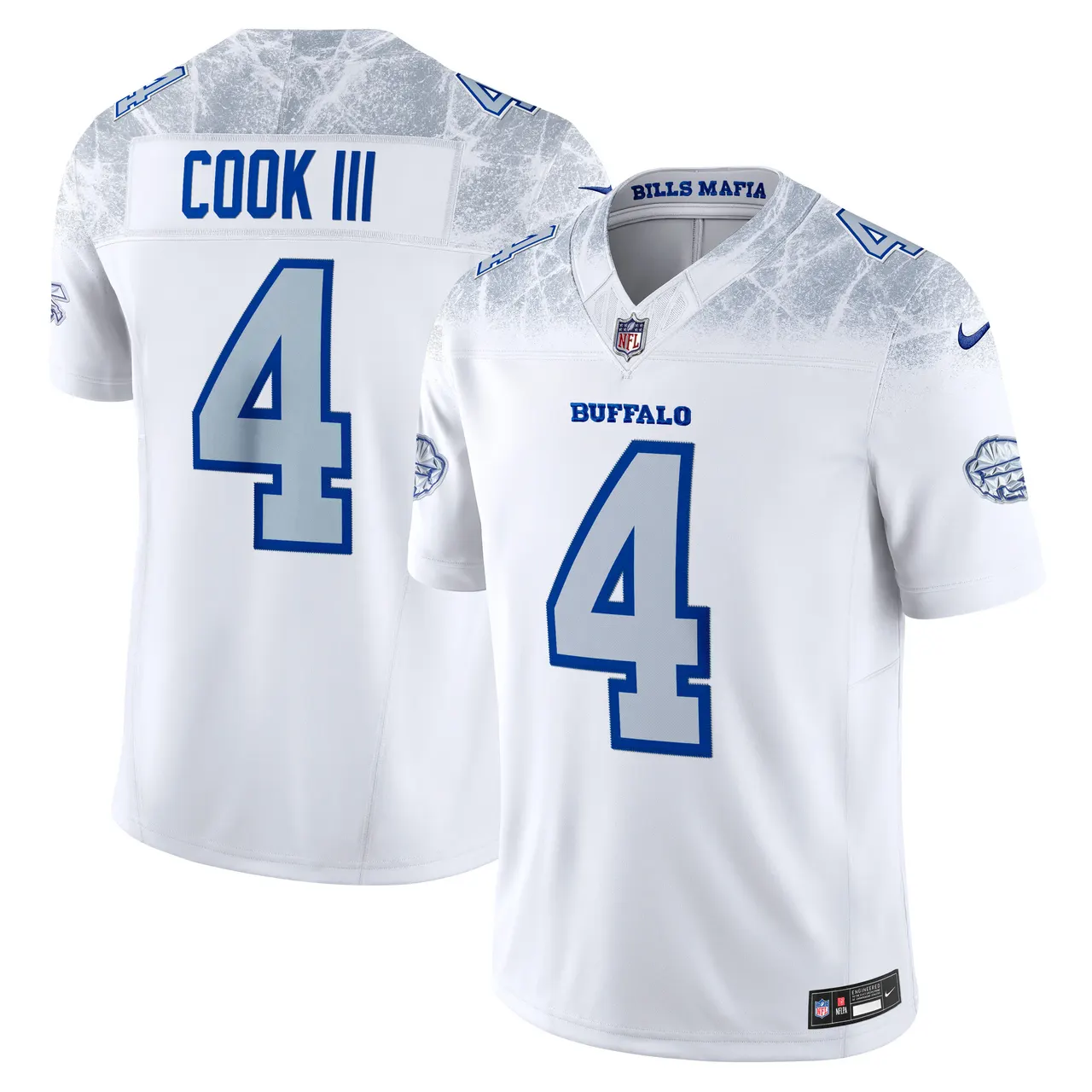 James Cook III Buffalo Bills Nike 2025 Rivalries Collection Limited Jersey - White