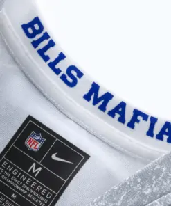 James Cook III Buffalo Bills Nike Women's 2025 Rivalries Collection Game Jersey - White - Image 4