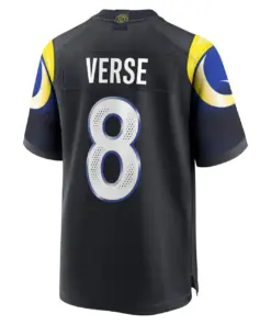 Jared Verse Los Angeles Rams Nike 2025 Rivalries Collection Game Jersey - Midnight Blue - Image 3