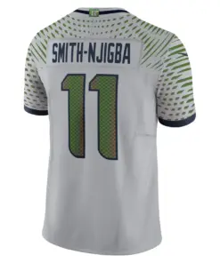 Jaxon Smith-Njigba Seattle Seahawks Nike 2025 Rivalries Collection Limited Jersey - Wolf Gray - Image 3