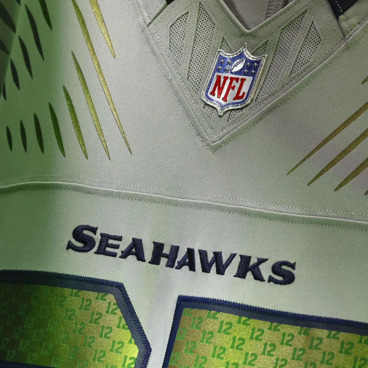 Jaxon Smith-Njigba Seattle Seahawks Nike 2025 Rivalries Collection Limited Jersey - Wolf Gray - Image 4