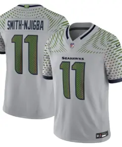 Jaxon Smith-Njigba Seattle Seahawks Nike 2025 Rivalries Collection Limited Jersey - Wolf Gray