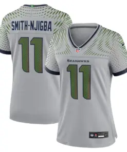 Jaxon Smith-Njigba Seattle Seahawks Nike Women's 2025 Rivalries Collection Game Jersey - Wolf Gray