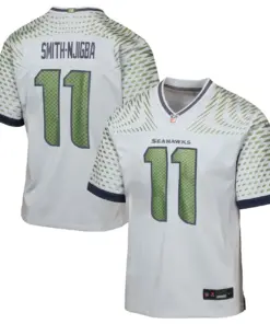 Jaxon Smith-Njigba Seattle Seahawks Nike Youth 2025 Rivalries Collection Game Jersey - Wolf Gray