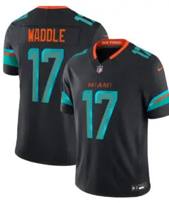 Jaylen Waddle Miami Dolphins Nike 2025 Rivalries Collection Limited Jersey - Pitch Blue