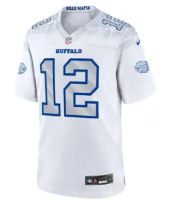 Alternative view of Jim Kelly Buffalo Bills Nike 2025 Rivalries Collection Retired Player Game Jersey - White