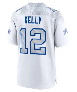 Jim Kelly Buffalo Bills Nike 2025 Rivalries Collection Retired Player Game Jersey - White - Image 3