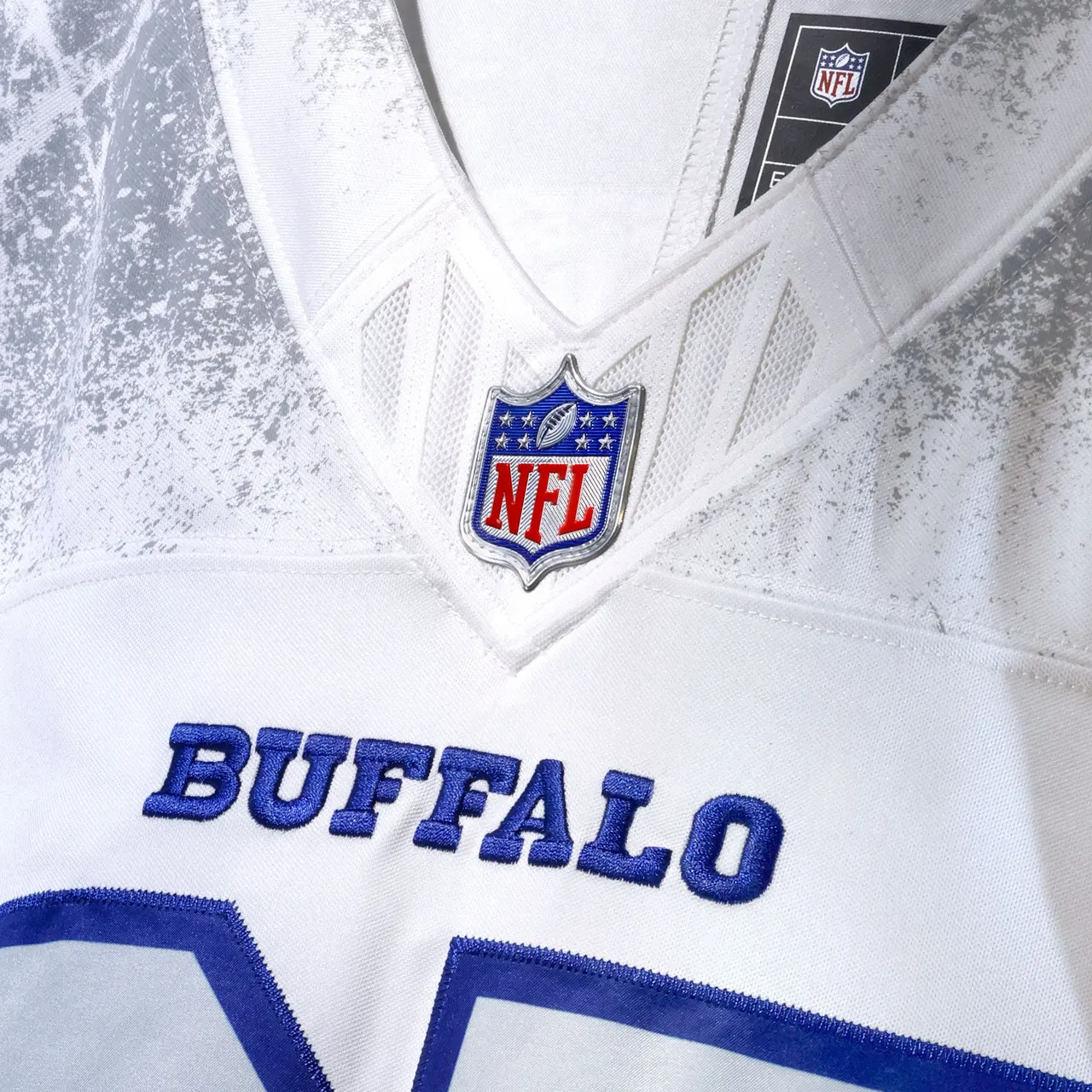 Jim Kelly Buffalo Bills Nike 2025 Rivalries Collection Retired Player Limited Jersey - White - Image 5
