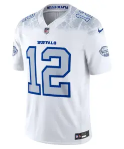 Alternative view of Jim Kelly Buffalo Bills Nike 2025 Rivalries Collection Retired Player Limited Jersey - White