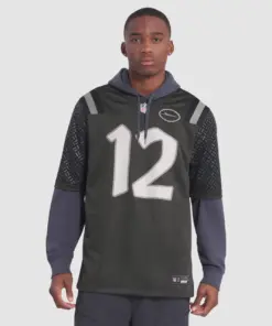 Joe Namath New York Jets Nike 2025 Rivalries Collection Retired Player Game Jersey - Gotham Green - Image 4