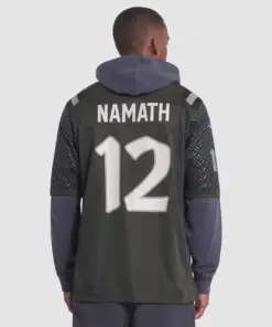 Joe Namath New York Jets Nike 2025 Rivalries Collection Retired Player Game Jersey - Gotham Green - Image 5